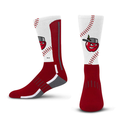 Fort Wayne TinCaps Phenom Curve Red Socks