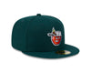 Fort Wayne TinCaps 2025 On-Field: 59FIFTY Home Dark Green Cap