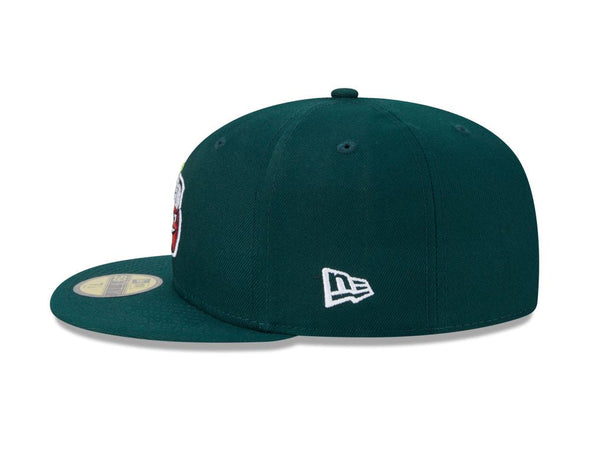 Fort Wayne TinCaps 2025 On-Field: 59FIFTY Home Dark Green Cap