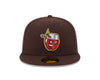 Fort Wayne TinCaps 2025 On-Field: 59FIFTY Sunday Brown Cap
