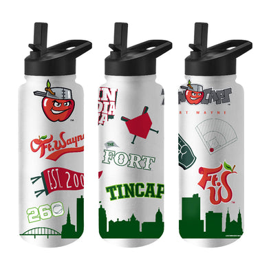 Fort Wayne TinCaps 34oz Native Quencher Bottle