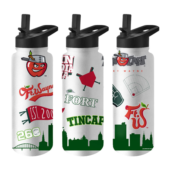 Fort Wayne TinCaps 34oz Native Quencher Bottle