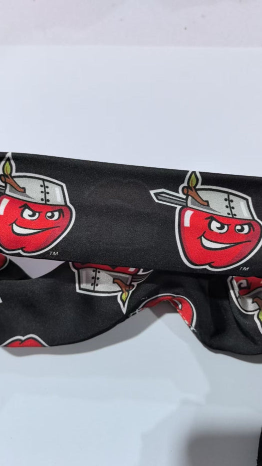 Fort Wayne TinCaps Black Scrunchie