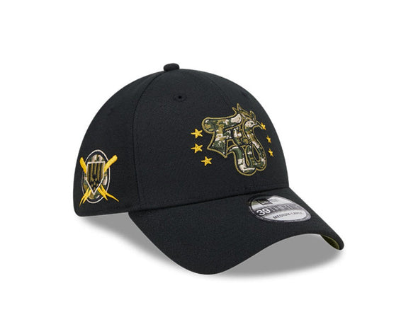 Fort Wayne TinCaps 2024 Armed Forces Specialty 39THIRTY Stretch Fit Black Cap
