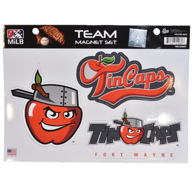 Fort Wayne TinCaps 3-Piece Magnet Set