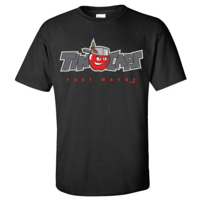 Fort Wayne TinCaps Black Official Logo Tee