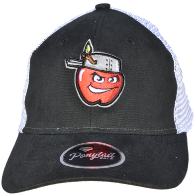 Fort Wayne TinCaps Black Ponytail Ladies Cap