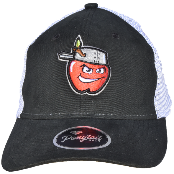 Fort Wayne TinCaps Black Ponytail Ladies Cap