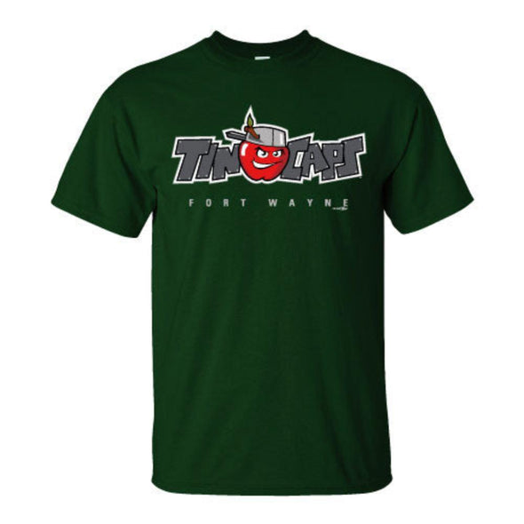 Fort Wayne TinCaps Primary Logo Forest Tee