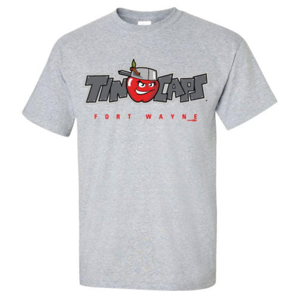 Fort Wayne TinCaps Gray Primary Logo Tee