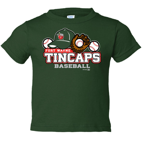 Fort Wayne TinCaps Boisterous Dark Green Infant Tee