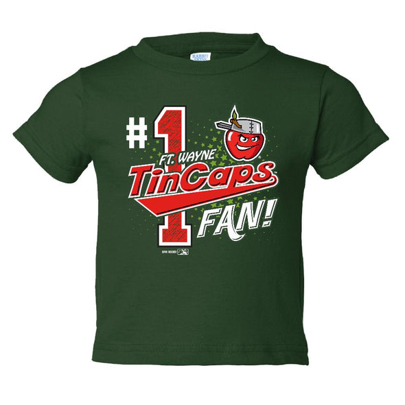 Fort Wayne TinCaps Glidden Infant Dark Green Tee