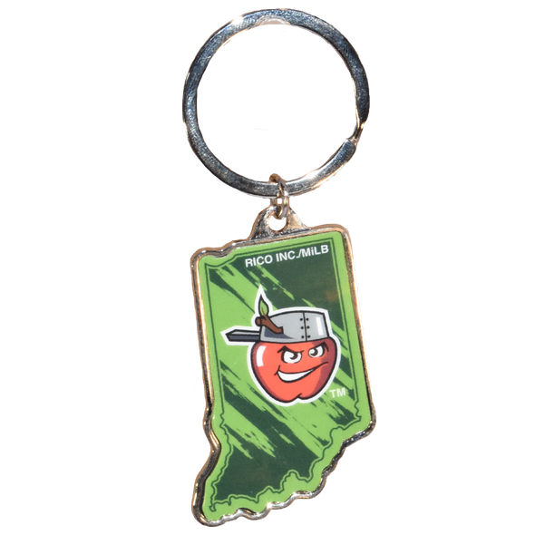 Fort Wayne TinCaps State Keychain