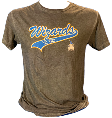 Fort Wayne Wizards Oil Wash Dark Gray Tee