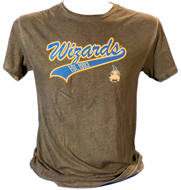 Fort Wayne Wizards Oil Wash Dark Gray Tee