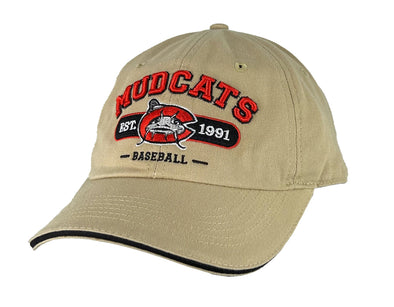 Carolina Mudcats Khaki Fox Adjustable Cap