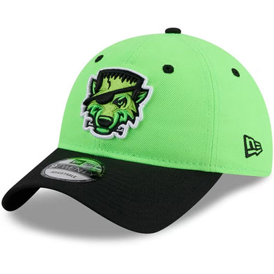 Erie SeaWolves NEC FrankenWolf Green Alt Adjustable Cap