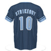 West Michigan Whitecaps Freestyle Strikeout Crewneck Jersey - CUSTOM ORDER