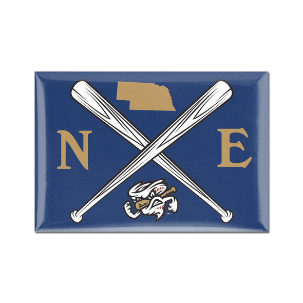 Omaha Storm Chasers Wincraft 2"x3" Refrigerator Magnet