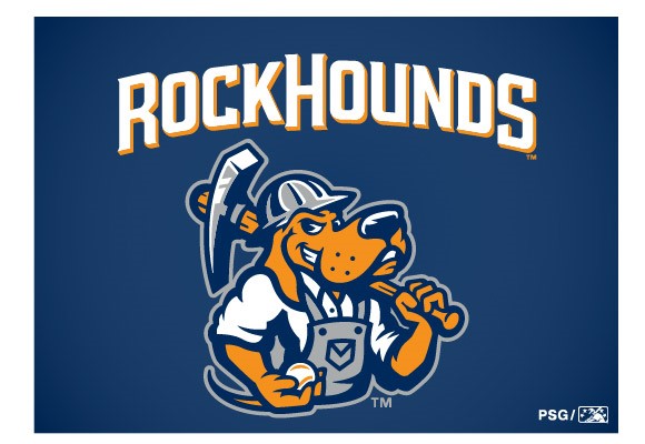 Midland RockHounds Fridge Magnet