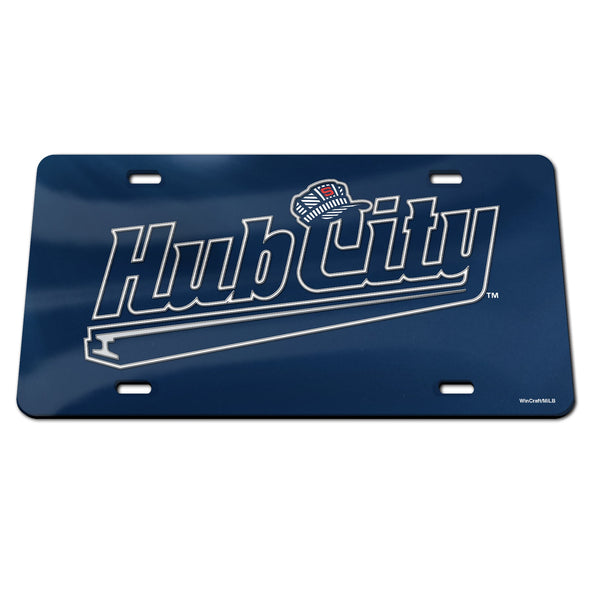 Hub City Acrylic Front License Plate