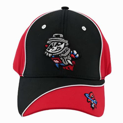 Youth Flex-Fit Stines Black/Red Primary Cap