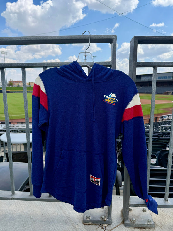 Amarillo Sod Poodles New Era Women's Royal Game Hooded Tee