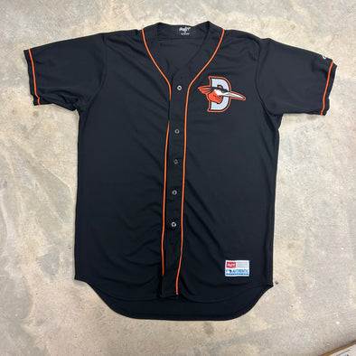 Delmarva Shorebirds Rawlings 2025 Team Issued Black Jerseys
