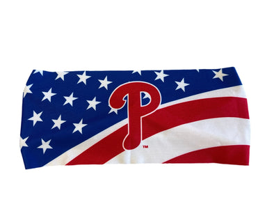 Vertical Athletics Phillies Cooling Headband Cap Logo Stars and Stripes