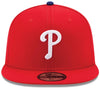 New Era 59FIFTY Philadelphia Phillies Red Game MLB Authentic Collection On-Field Hat