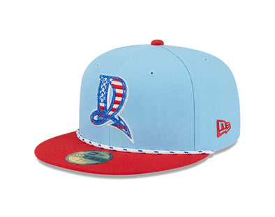 Dayton Dragons 2025 New Era Fourth of July 59Fifty Fitted Cap
