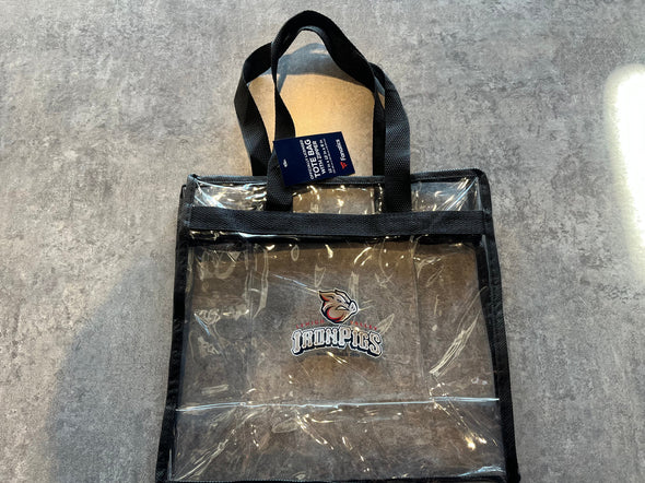 Lehigh Valley IronPigs Clear Tote Bag With Zipper