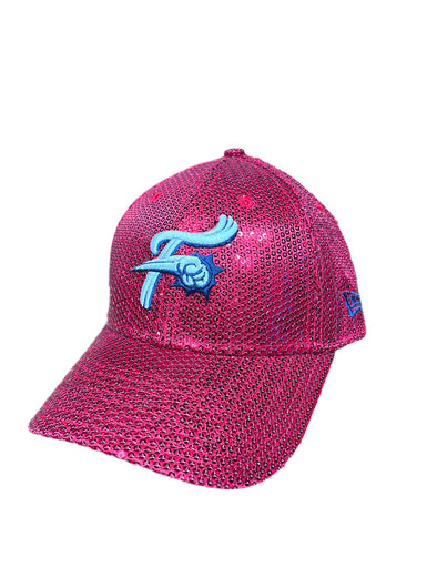 New Era 9Forty Red Sequin Reading Fightin Phils Women's Hat