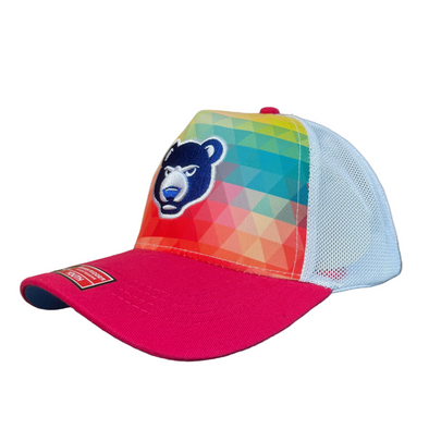 South Bend Cubs Toddler Girls Rainbow Adjustable Cap