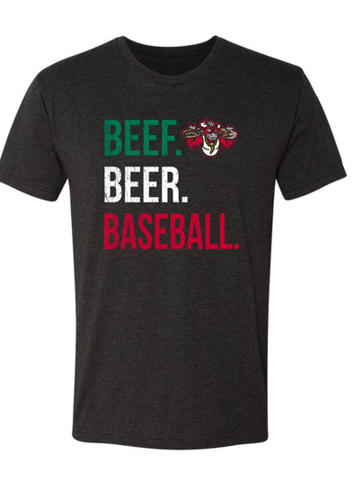 Beef, Beer, Baseball T-Shirt