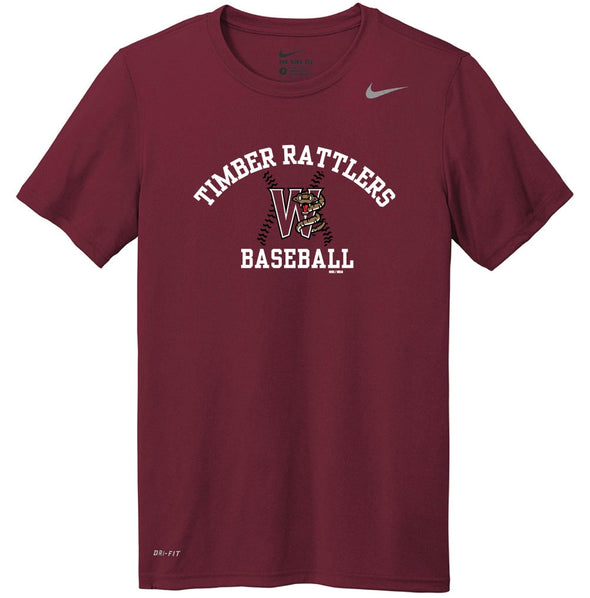 Nike Cardinal Dri-Fit Tee