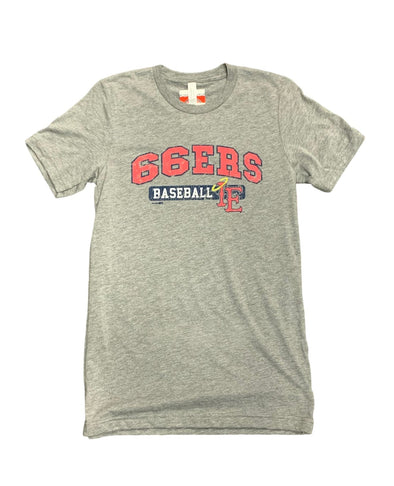 Inland Empire 66ers Grey and Red Cherubs T-shirt