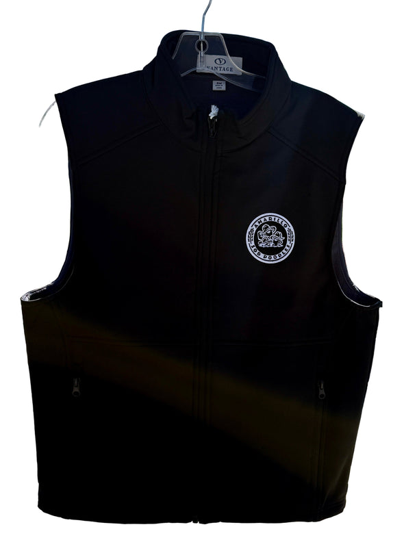 Amarillo Sod Poodles Black Crest Bonded Vest
