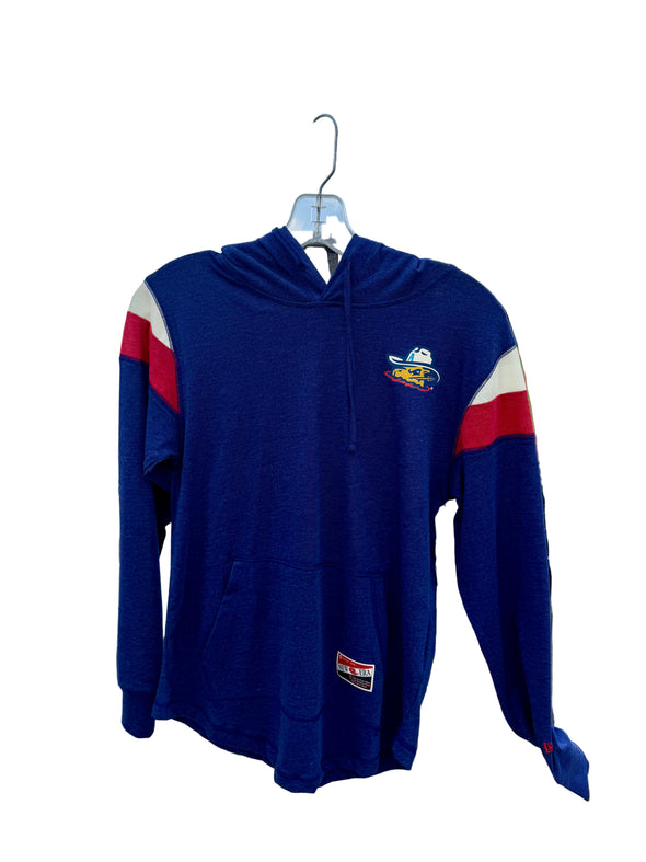 Amarillo Sod Poodles New Era Women's Royal Game Hooded Tee