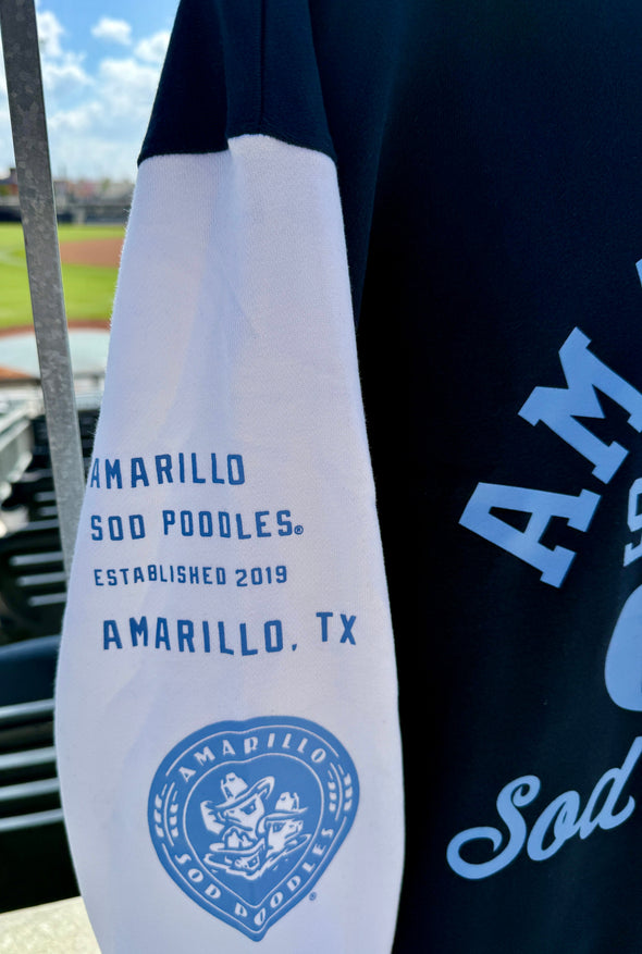 Amarillo Sod Poodles Champion Navy Super Fan Crewneck