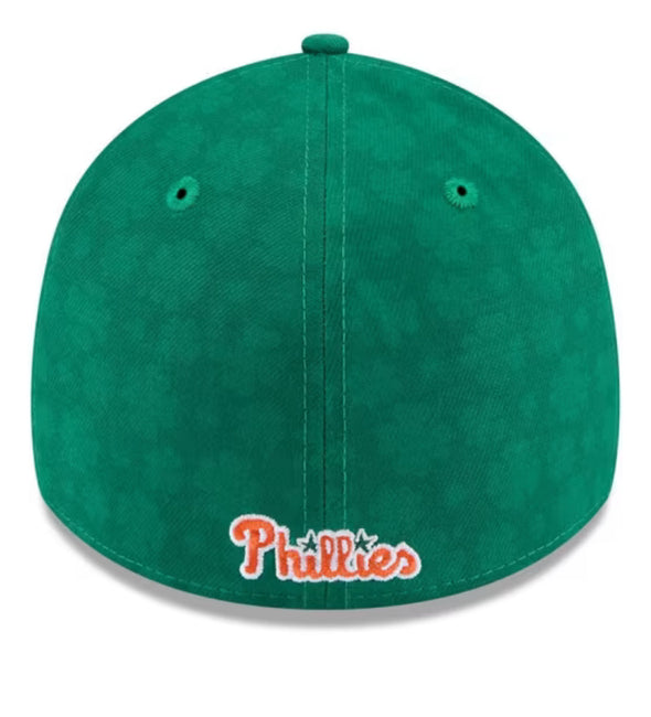 New Era - 39Thirty Stretch Fit Green St Pattys Philadelphia Phils Hat