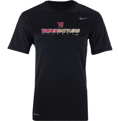 Nike Black Long-Sleeve Dri-Fit Tee