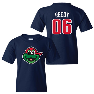 Greenville Drive Bimm Ridder Youth Navy Reedy Player Tee