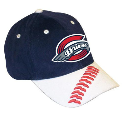 Greenville Drive Bimm Ridder Youth Navy Hat with Primary Logo and Stitches