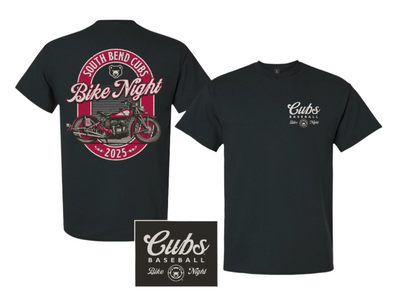 South Bend Cubs 2025 Bike Night T-shirt