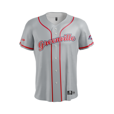 Greenville Drive OT Sports Authentic Gray Road Jersey