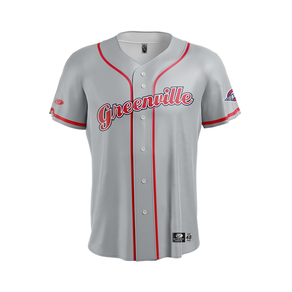Greenville Drive OT Sports Authentic Gray Road Jersey