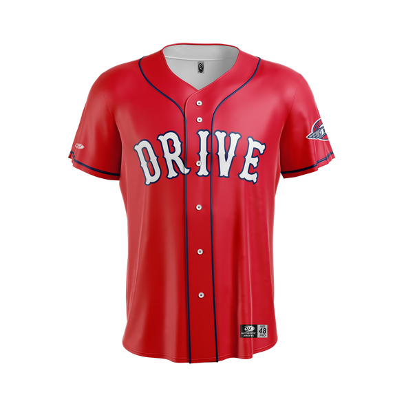 Greenville Drive OT Sports Authentic Red Alternate Jersey