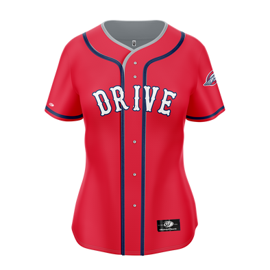 Greenville Drive OT Sport Women's Red Authentic Replica Jersey