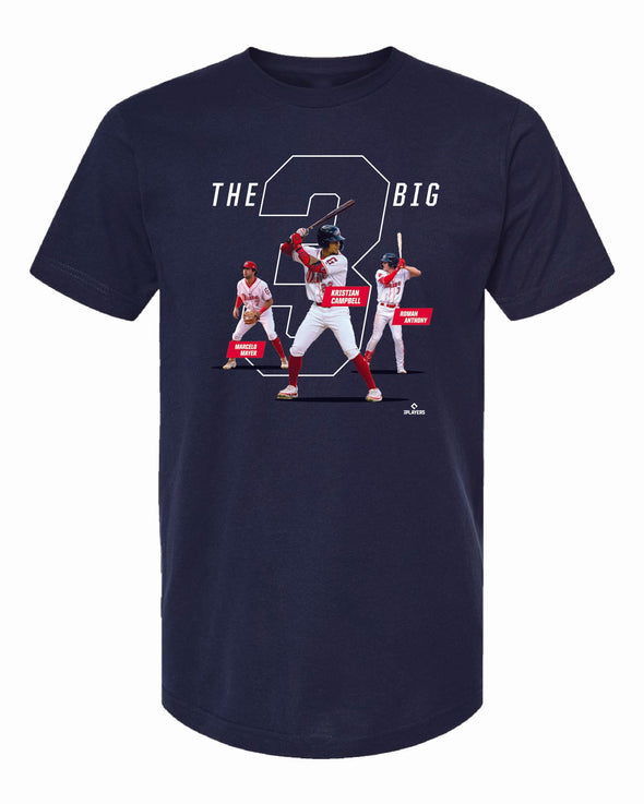 Greenville Drive OT Sport Navy Big 3 Player Tee